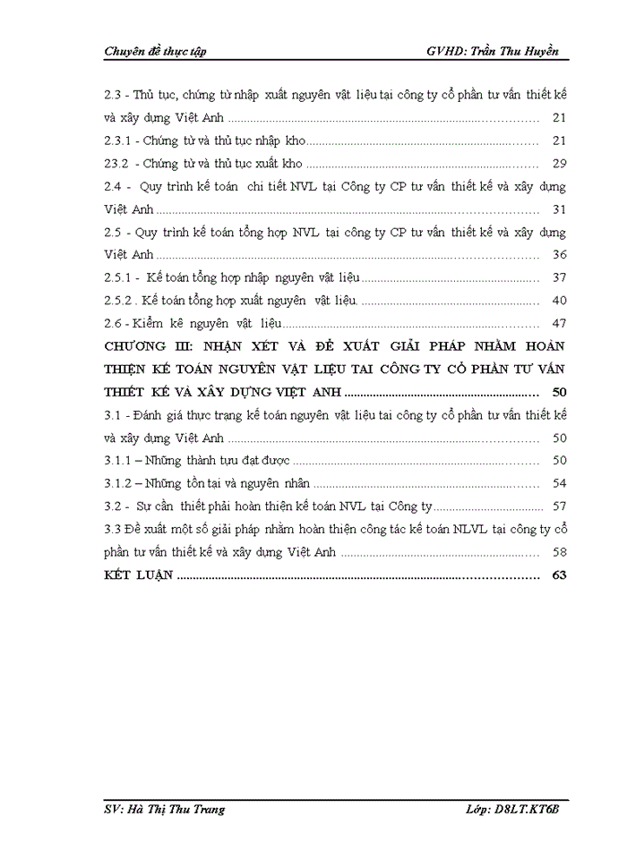 image for page Hoàn thiện công tác kế toán nguyên vật liệu tại công ty cổ phần Tư vấn Thiết kế và Xây dựng Việt Anh