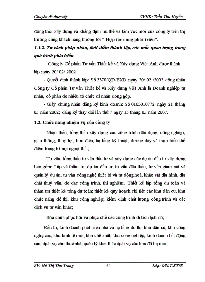 image for page Hoàn thiện công tác kế toán nguyên vật liệu tại công ty cổ phần Tư vấn Thiết kế và Xây dựng Việt Anh