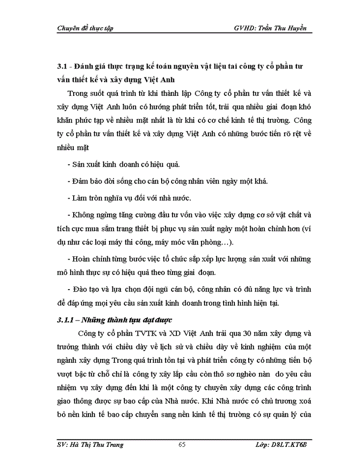 image for page Hoàn thiện công tác kế toán nguyên vật liệu tại công ty cổ phần Tư vấn Thiết kế và Xây dựng Việt Anh