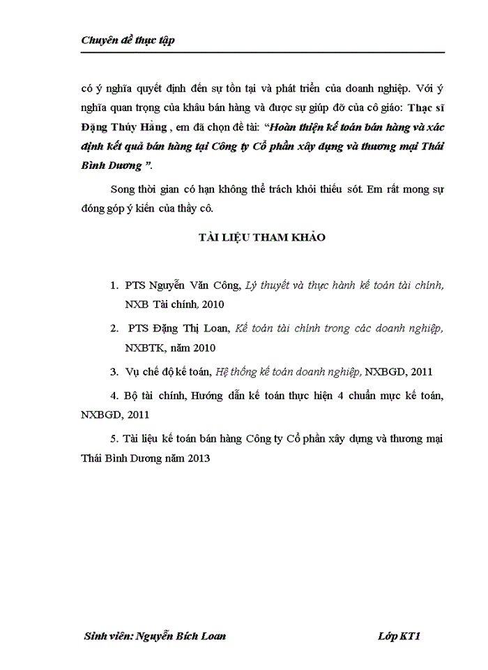 image for page Hoàn thiện kế toán bán hàng và xác định  kết quả bán hàng tại Công ty Cổ phần xây dựng và thương mại Thái Bình Dương