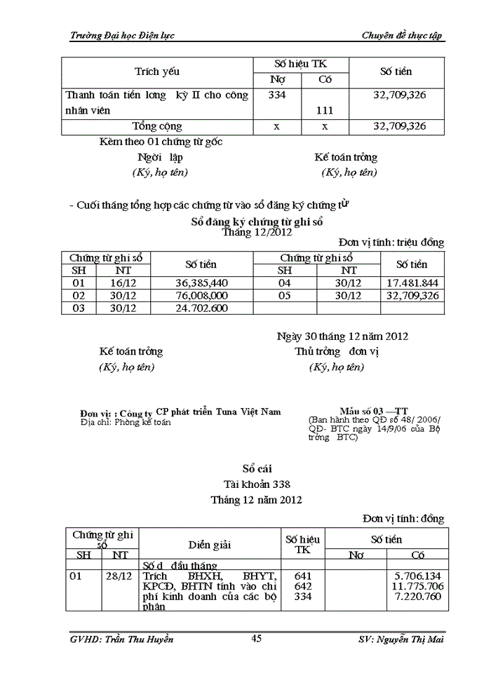 image for page Kế toán tiền lương và các khoản trích theo lương tại công ty cổ phần phát triển Tuna Việt Nam