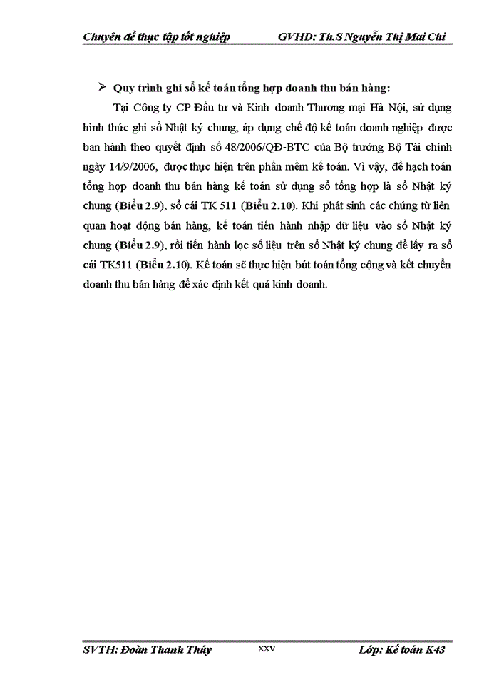 image for page Hoàn thiện kế toán bán hàng và xác định kết quả kinh doanh tại công ty cp đầu tư và kinh doanh thương mại hà nội