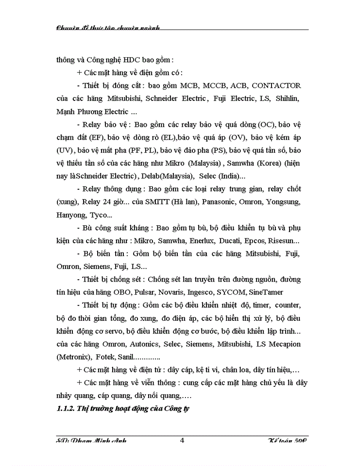 image for page Hoàn thiện công tác kế toán bán hàng tại Công ty Cổ phần Truyền thông và Công nghệ HDC