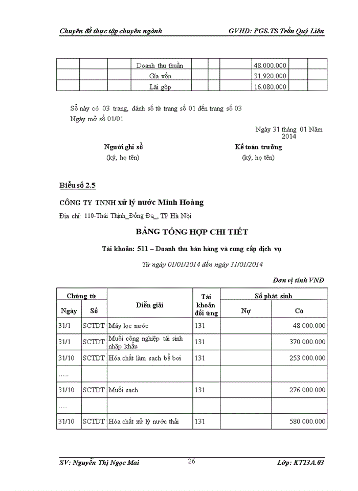 image for page Hoàn thiện kế toán bán hàng và xác định kết quả kinh doanh tại Công ty TNHH xử lý nước Minh Hoàng
