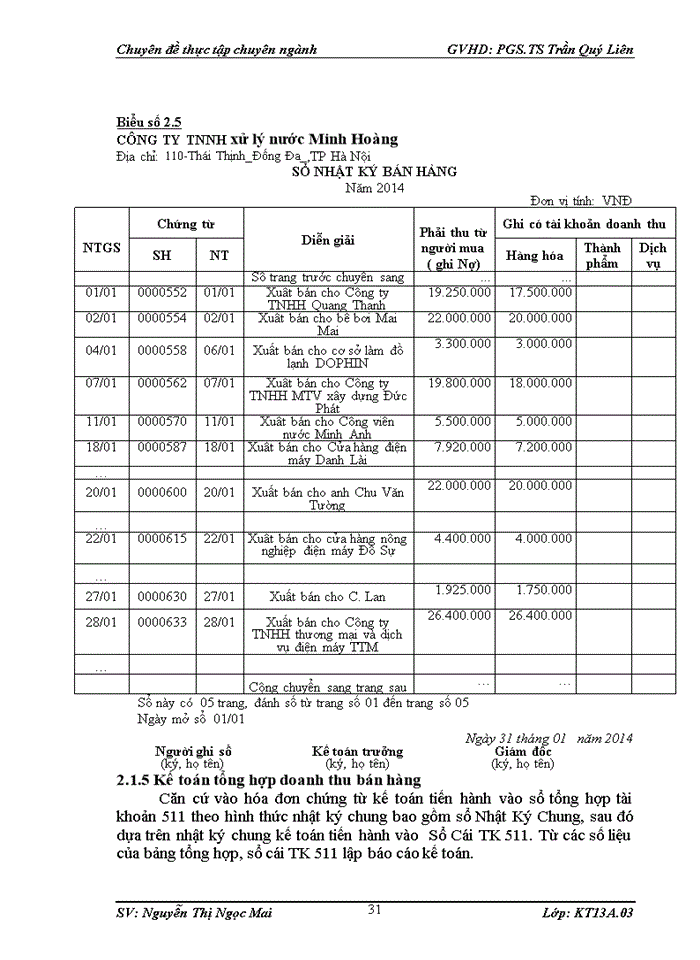 image for page Hoàn thiện kế toán bán hàng và xác định kết quả kinh doanh tại Công ty TNHH xử lý nước Minh Hoàng