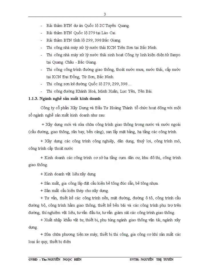 image for page Hoàn thiện kế toán nguyên vật liệu ở Công ty cổ phần Xây Dựng và Đầu Tư Hoàng Thành