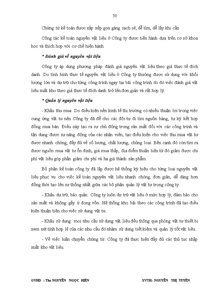 image for page Hoàn thiện kế toán nguyên vật liệu ở Công ty cổ phần Xây Dựng và Đầu Tư Hoàng Thành