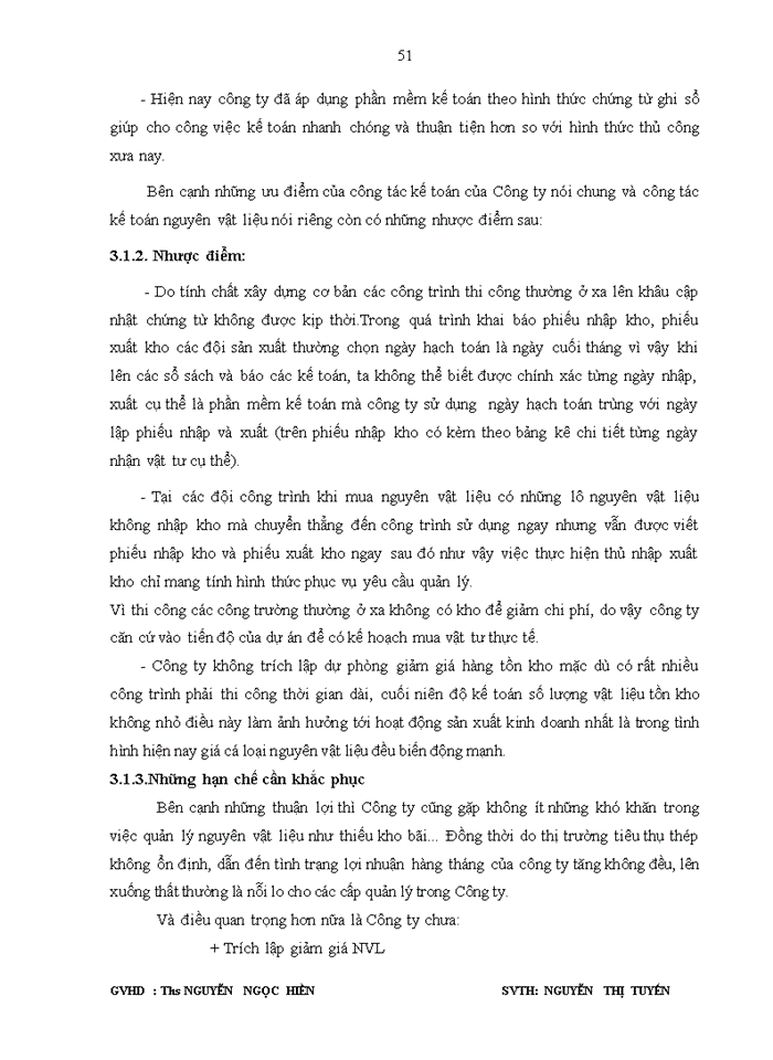 image for page Hoàn thiện kế toán nguyên vật liệu ở Công ty cổ phần Xây Dựng và Đầu Tư Hoàng Thành