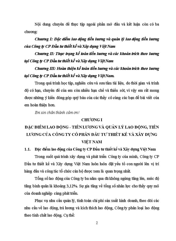 image for page Hoàn thiện kế toán tiền lương và các khoản trích theo lương tại công ty cổ phần đầu tư thiết kế và xây dựng VIỆT NAM