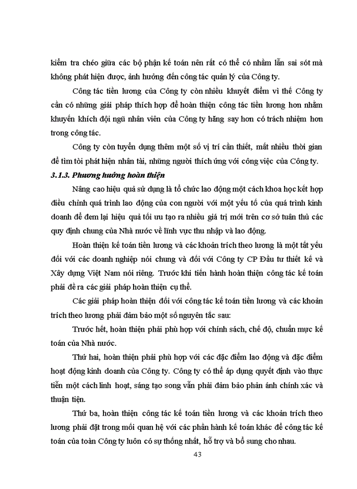 image for page Hoàn thiện kế toán tiền lương và các khoản trích theo lương tại công ty cổ phần đầu tư thiết kế và xây dựng VIỆT NAM