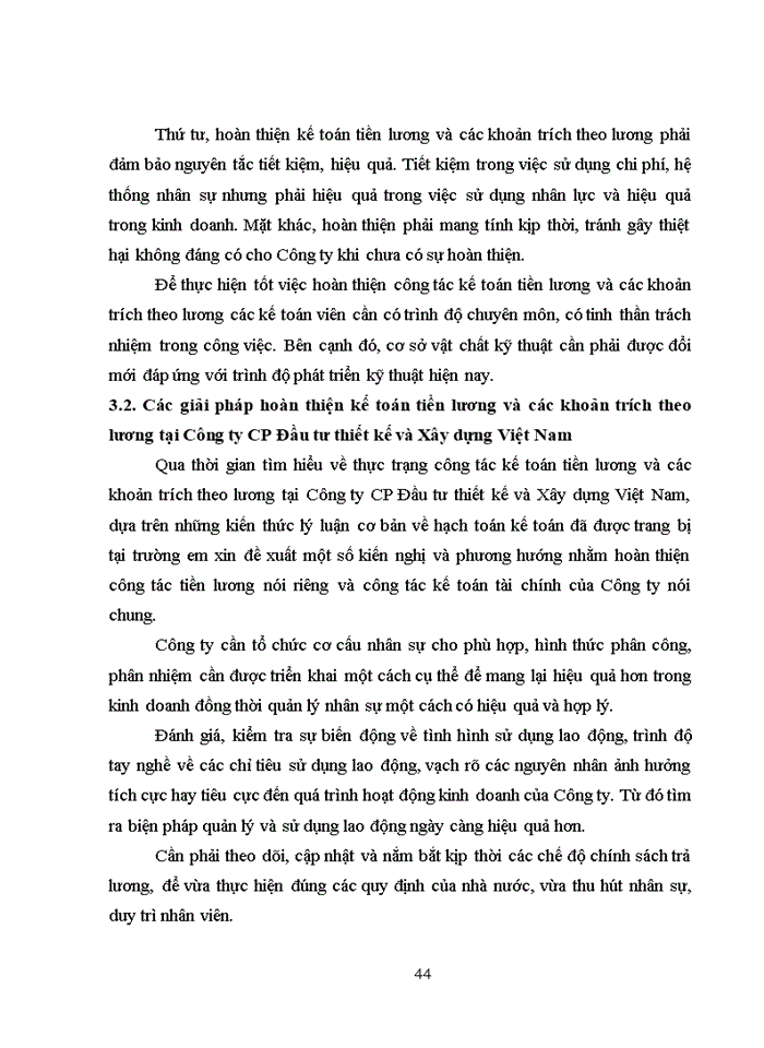 image for page Hoàn thiện kế toán tiền lương và các khoản trích theo lương tại công ty cổ phần đầu tư thiết kế và xây dựng VIỆT NAM