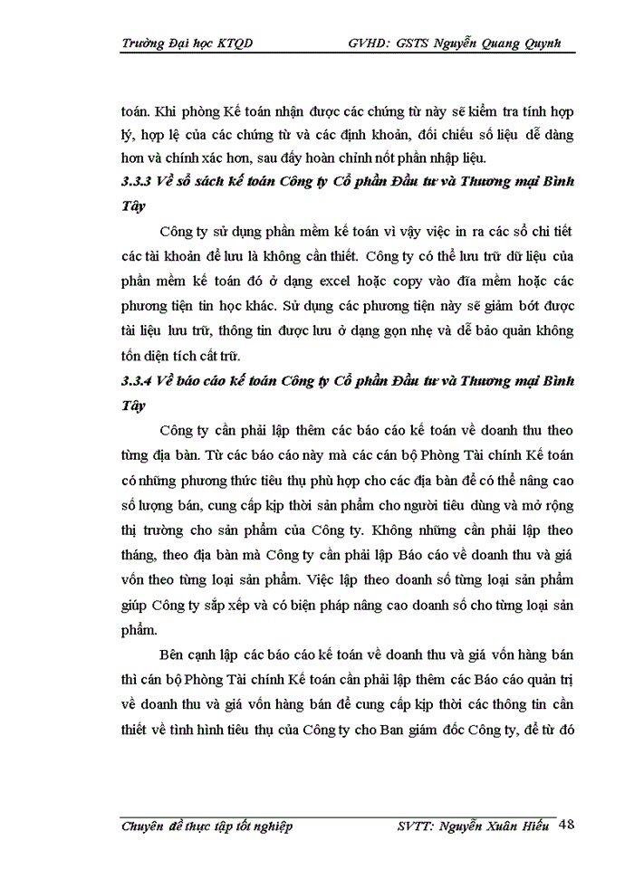 image for page Hoàn thiện kế toán chi phí, doanh thu, và xác định kết quả tiêu thụ tại Công ty Cổ phần Đầu tư và Thương mại Bình Tây