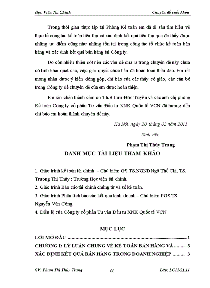 image for page Hoàn thiện công tác kế toán bán hàng và xác định kết quả bán hàng tại Công ty cổ phần Tư vấn Đầu tư XNK Quốc tế VCN
