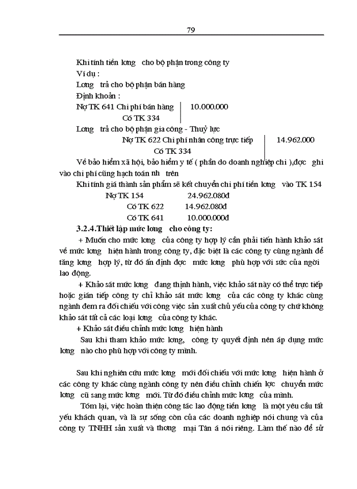 image for page Kế toán tiền lương và các khoản trích theo lương tại Công ty TNHH sản xuất và thương mại Tân Á