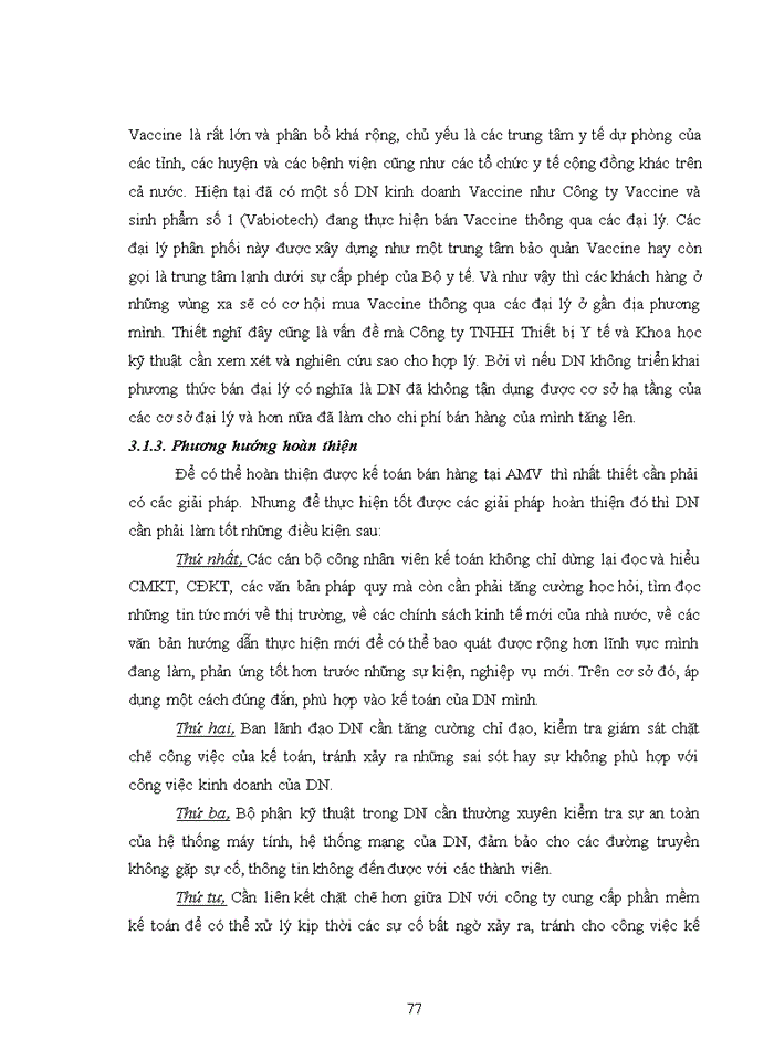 image for page Hoàn thiện kế toán bán hàng tại Công ty TNHH Thiết bị Y tế và Khoa học kỹ thuật