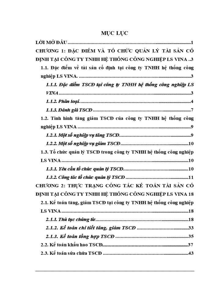 image for page Hoàn thiện kế toán TSCĐ tại công ty TNHH hệ thống công nghiệp LS VINA