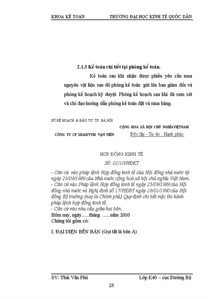 image for page Hoàn thiện kế toán nguyên vật liệu tại Công ty Cổ phần xây dựng và dịch vụ thương mại Vạn Niên