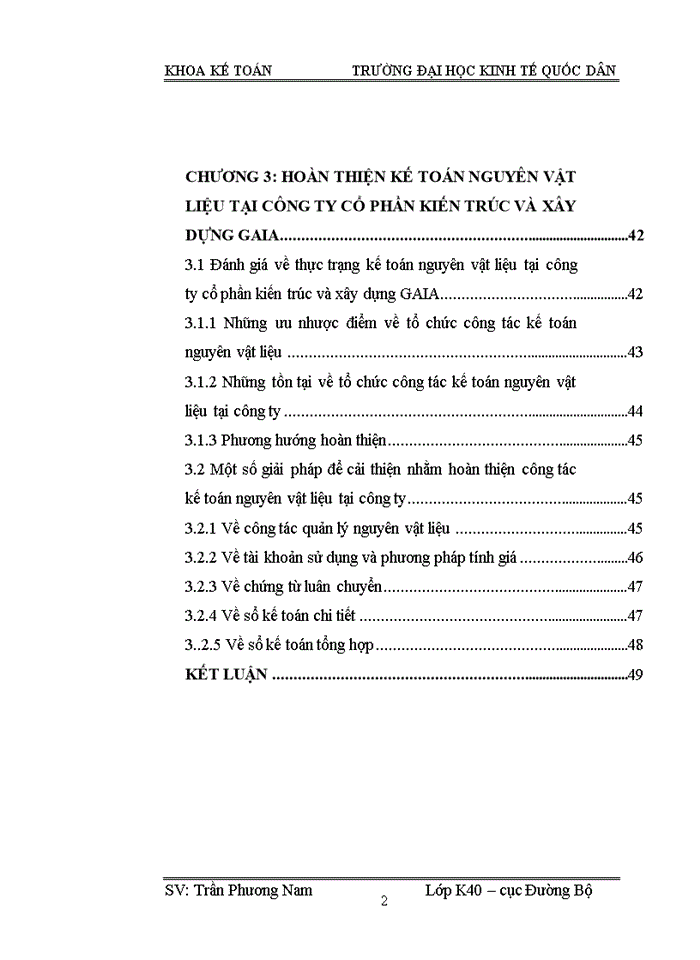 image for page Hoàn thiện kế toán nguyên vật liệu tại Công ty cổ phần kiến trúc và xây dựng GAIA