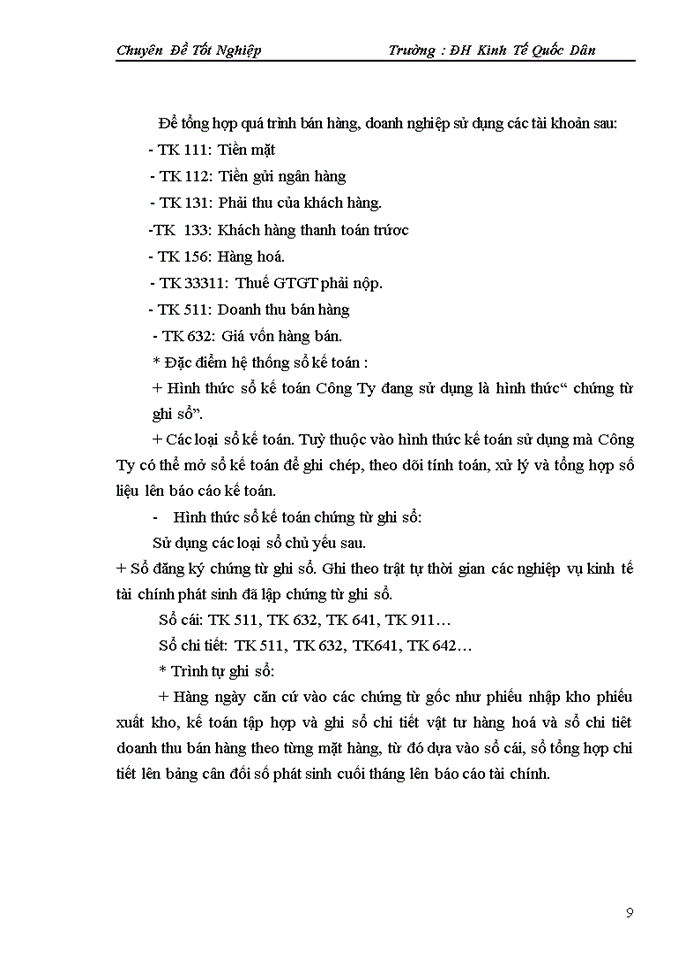 image for page Hoàn thiện hạch toán bán hàng và xác định kết quả kinh doanh tại Công ty TNHH Hải Khánh