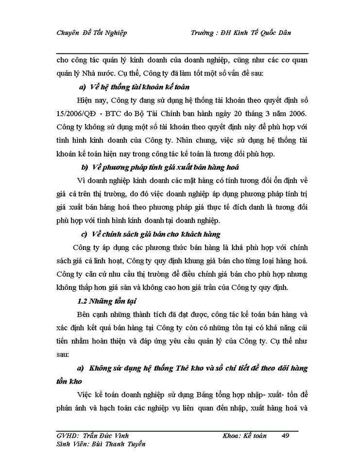 image for page Hoàn thiện hạch toán bán hàng và xác định kết quả kinh doanh tại Công ty TNHH Hải Khánh