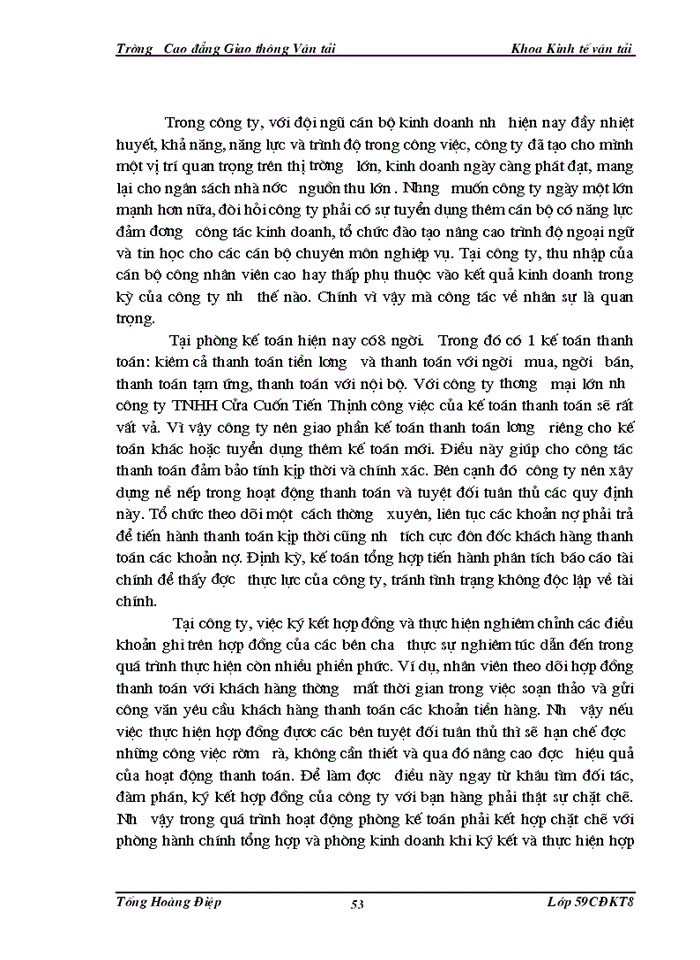 image for page Tổ chức công tác kế toán thanh toán với khách hàng: người mua, người bán