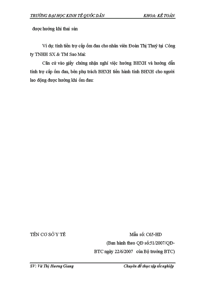 image for page Hoàn thiện kế toán tiền lương và các khoản trích theo lương tại Công ty TNHH SX & TM Sao Mai