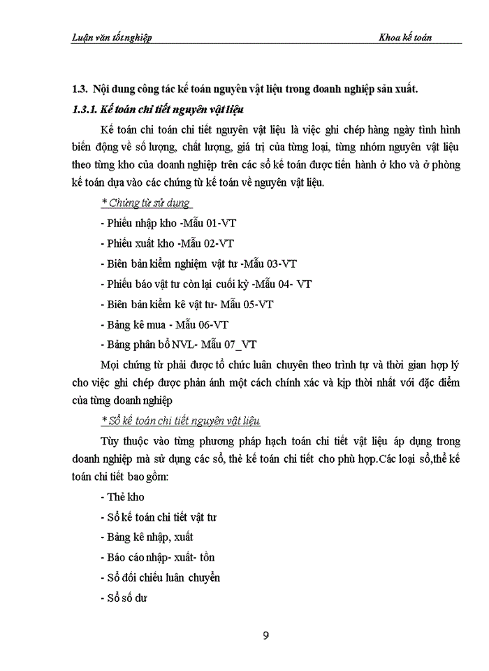 image for page Tổ chức kế toán nguyên liệu, vật liệu tại công ty cổ phần xi măng Bỉm Sơn