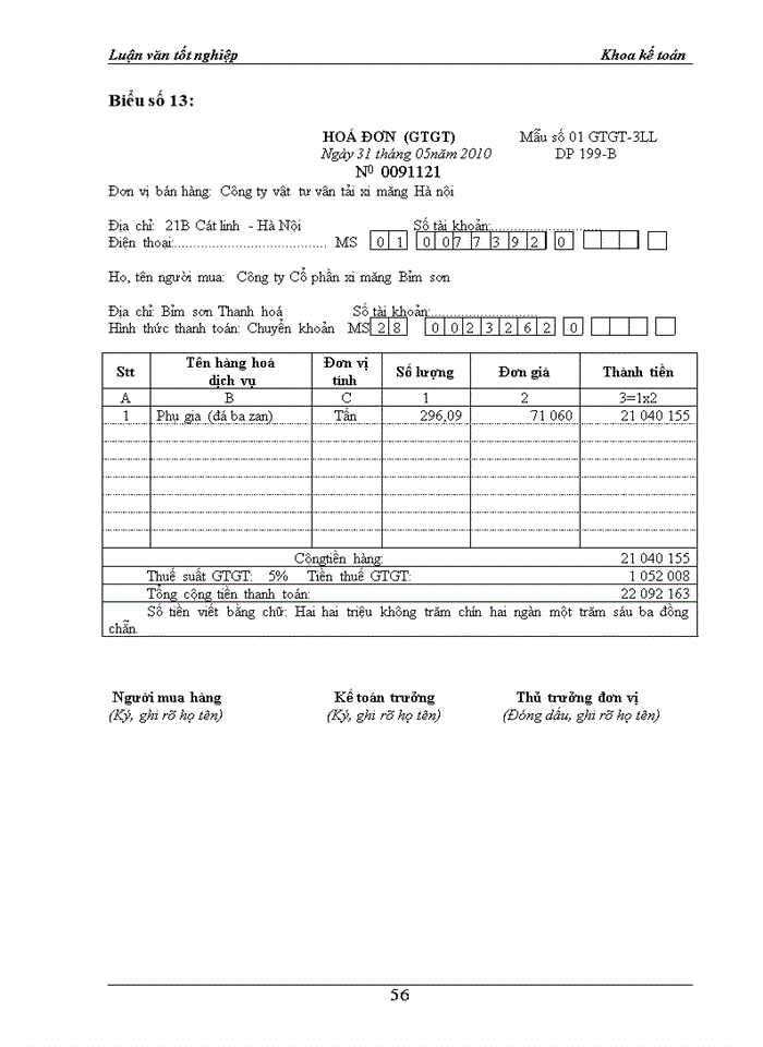 image for page Tổ chức kế toán nguyên liệu, vật liệu tại công ty cổ phần xi măng Bỉm Sơn