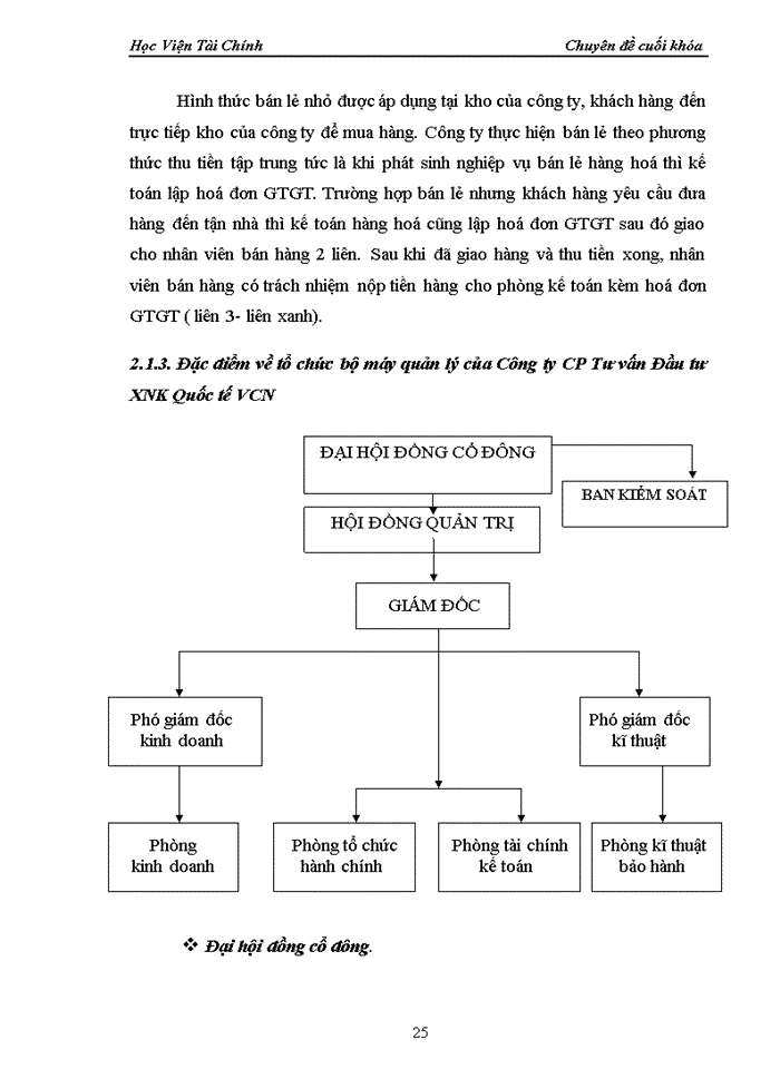 image for page Hoàn thiện công tác kế toán bán hàng và xác định kết quả bán hàng tại Công ty cổ phần Tư vấn Đầu tư XNK Quốc tế VCN