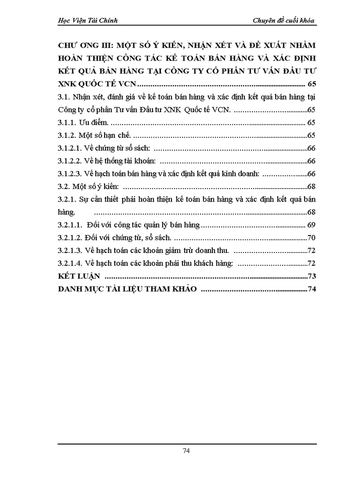 image for page Hoàn thiện công tác kế toán bán hàng và xác định kết quả bán hàng tại Công ty cổ phần Tư vấn Đầu tư XNK Quốc tế VCN