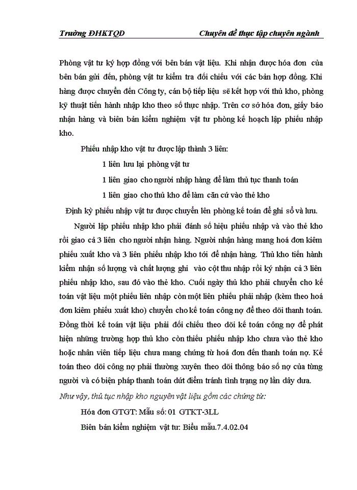 image for page Hoàn thiện kế toán nguyên vật liệu tại Công ty Cổ phần xi măng Tiên Sơn Hà Tây