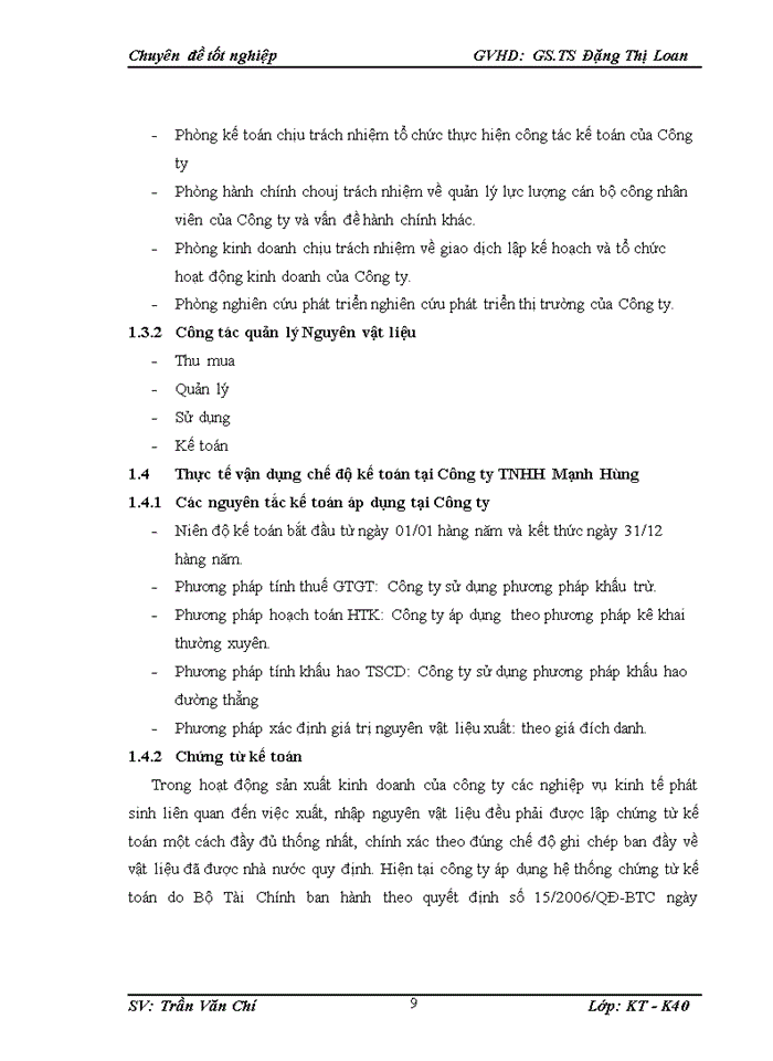 image for page Hoàn thiện kế toán nguyên vật liệu tại Công ty TNHH Mạnh Hùng