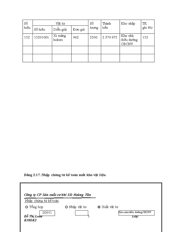 image for page Hoàn thiện kế toán nguyên, vật liệu tại Công ty CP SX Cơ khí Xây dựng Hoàng Tân