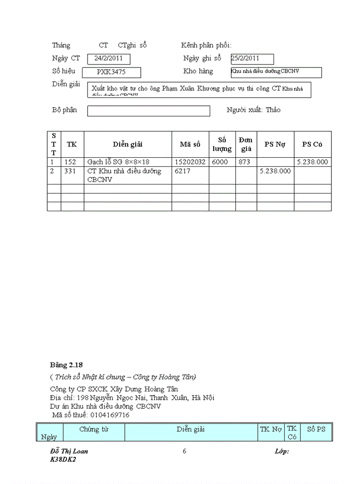 image for page Hoàn thiện kế toán nguyên, vật liệu tại Công ty CP SX Cơ khí Xây dựng Hoàng Tân
