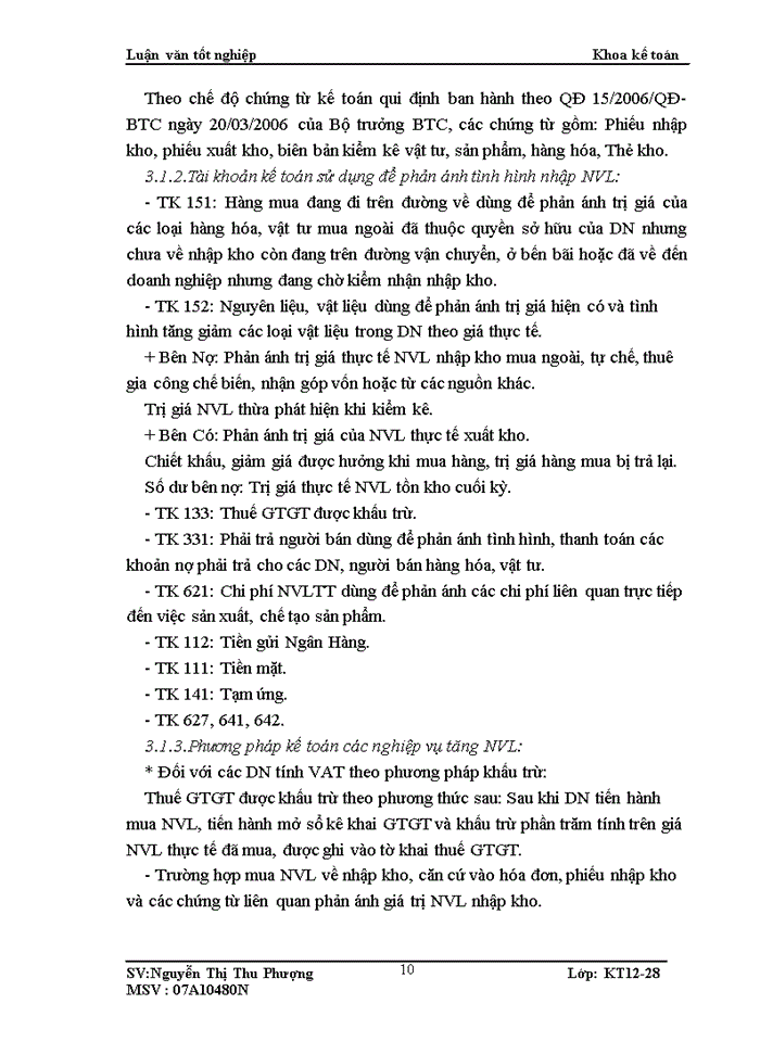 image for page Kế toán nguyên vật liệu tại Tổng Công ty Cổ Phần Thiết bị điện Việt Nam