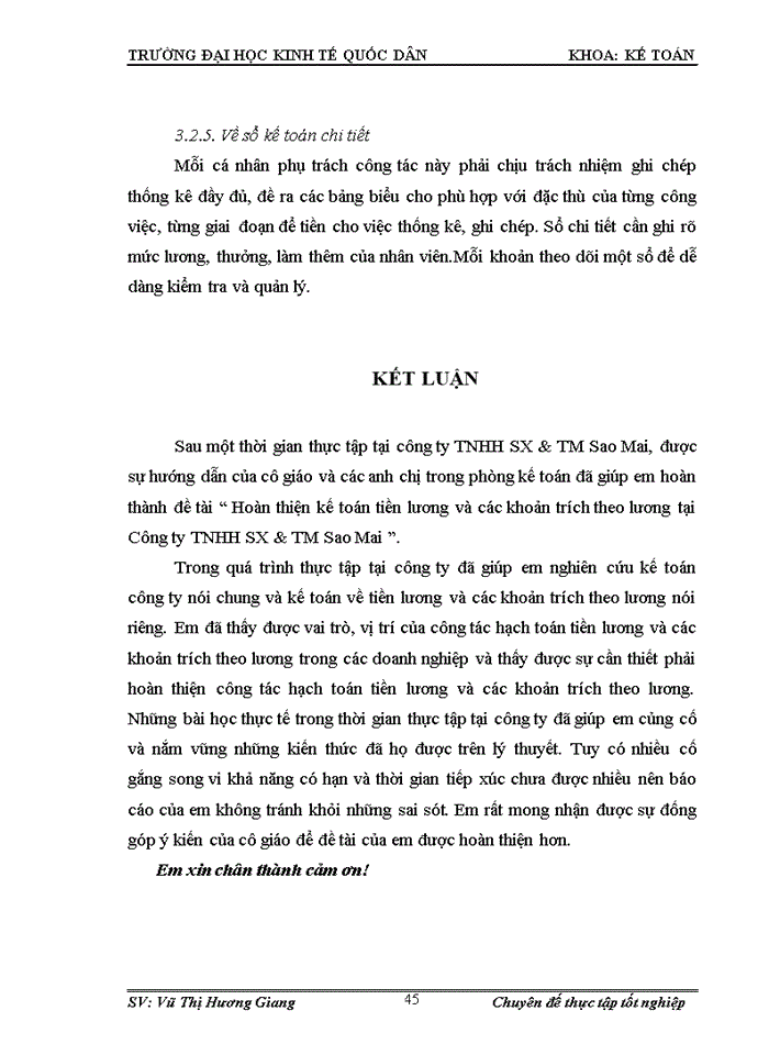 image for page Hoàn thiện kế toán tiền lương và các khoản trích theo lương tại Công ty TNHH SX & TM Sao Mai