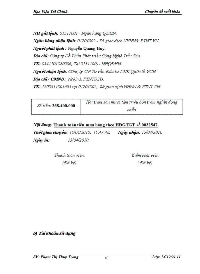 image for page Hoàn thiện công tác kế toán bán hàng và xác định kết quả bán hàng tại Công ty cổ phần Tư vấn Đầu tư XNK Quốc tế VCN