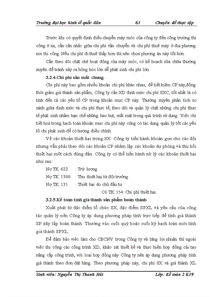 image for page Hoàn thiện kế toán chi phí sản xuất và tính giá thành sản phẩm tại công ty cổ phần xây dựng và lắp máy điện nước số 3-COMA3