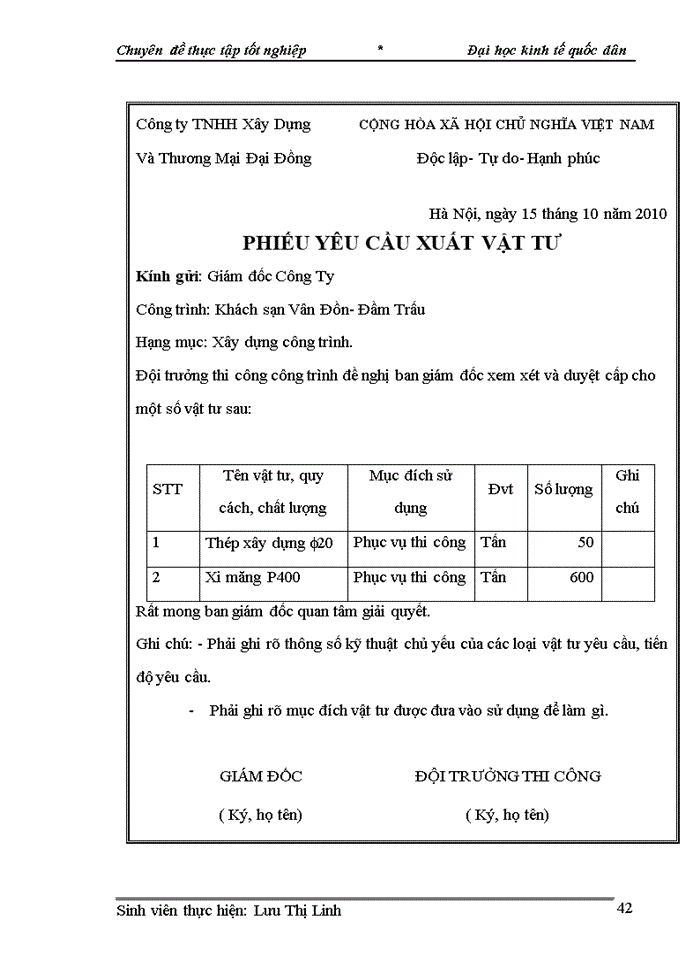 image for page Thực trạng kế toán nguyên vật liệu tại công ty tnhh xây dựng và thương mại đại đồng.