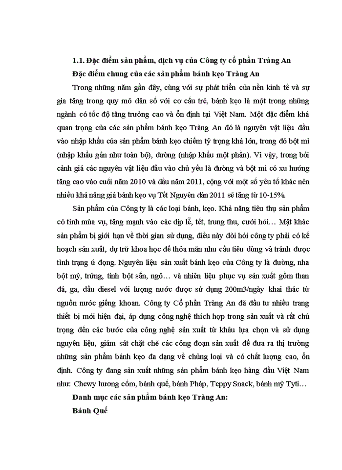 image for page Hoàn thiện kế toán chi phí sản xuất và tính giá thành sản phẩm tại Công ty Cổ phần Tràng An