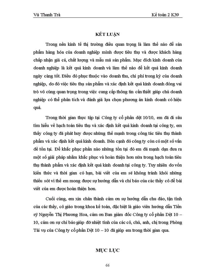 image for page Hoàn thiện công tác kế toán tiêu thụ và xác định kết quả tiêu thụ tại công ty cổ phần dệt 10-10