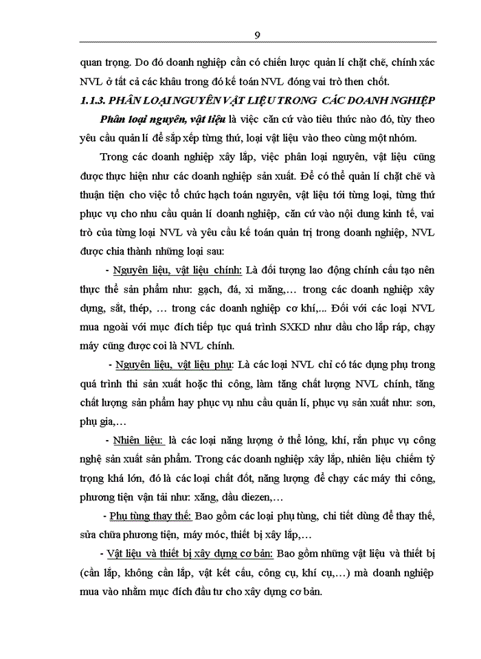 image for page Hoàn thiện kế toán nguyên, vật liệu tại Công ty Cổ phần hạ tầng và xây dựng Phương Nam