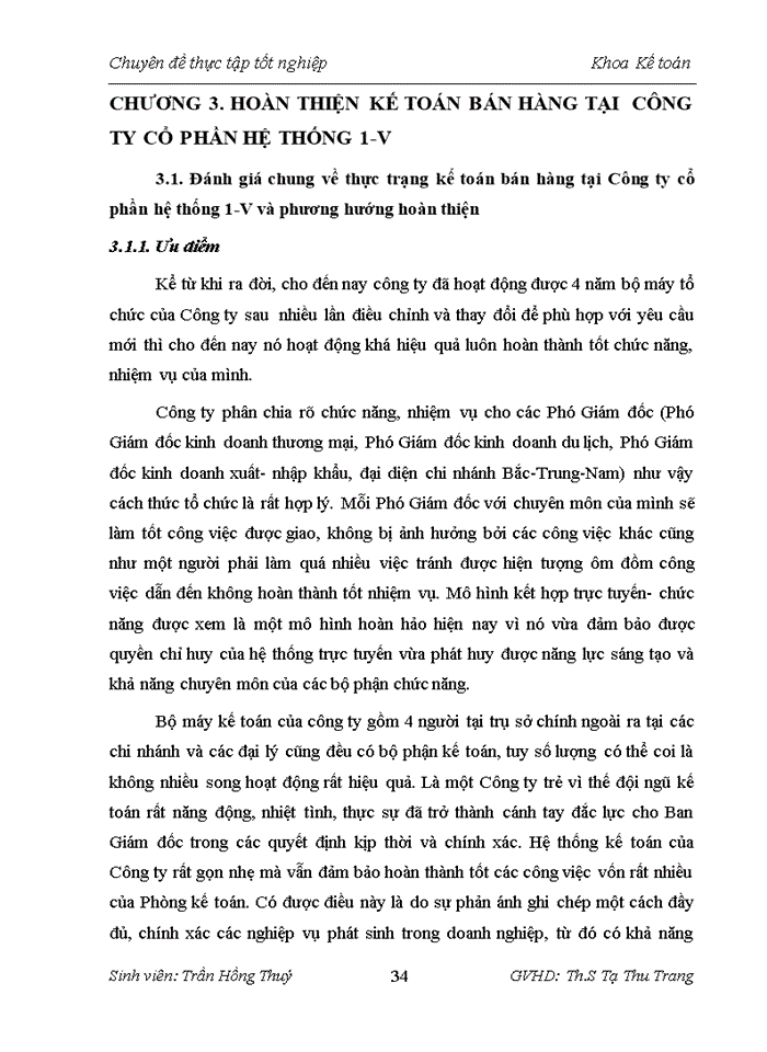image for page Hoàn thiện kế toán bán hàng tại công ty cổ phần Hệ thống 1-V