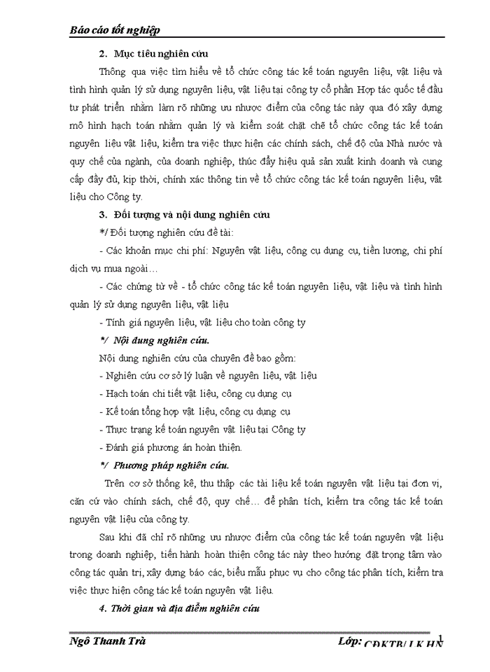 image for page Thực tế  kế toán nguyên liệu, vật liệu & Công cụ dụng cụ ở Công ty Cổ phần hợp tác quốc tế Đầu tư phát triển
