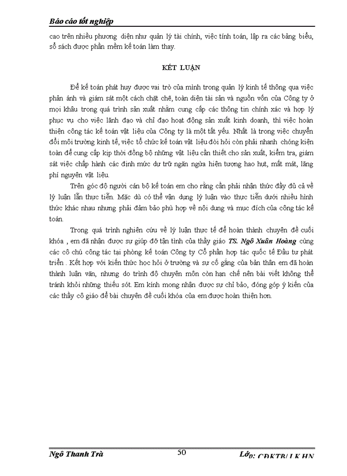 image for page Thực tế  kế toán nguyên liệu, vật liệu & Công cụ dụng cụ ở Công ty Cổ phần hợp tác quốc tế Đầu tư phát triển