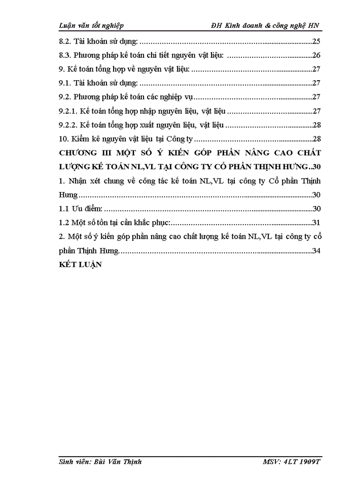 image for page Kế toán nguyên liệu,vật liệu tại công ty Cổ phần Thịnh Hưng
