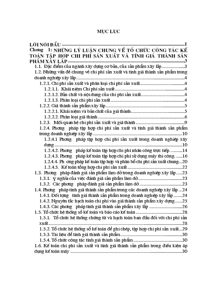 image for page Kế toán tập hợp chi phí sản xuất và tính giá thành sản phẩm xây lắp tại Công ty cổ phần Đầu tư Xây dựng Phú Minh