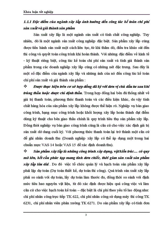 image for page Hoàn thiện công tác hạch toán chi phí sản xuất và tính giá thành sản phẩm xây lắp tại Công ty cổ phần SOMECO Sông Đà