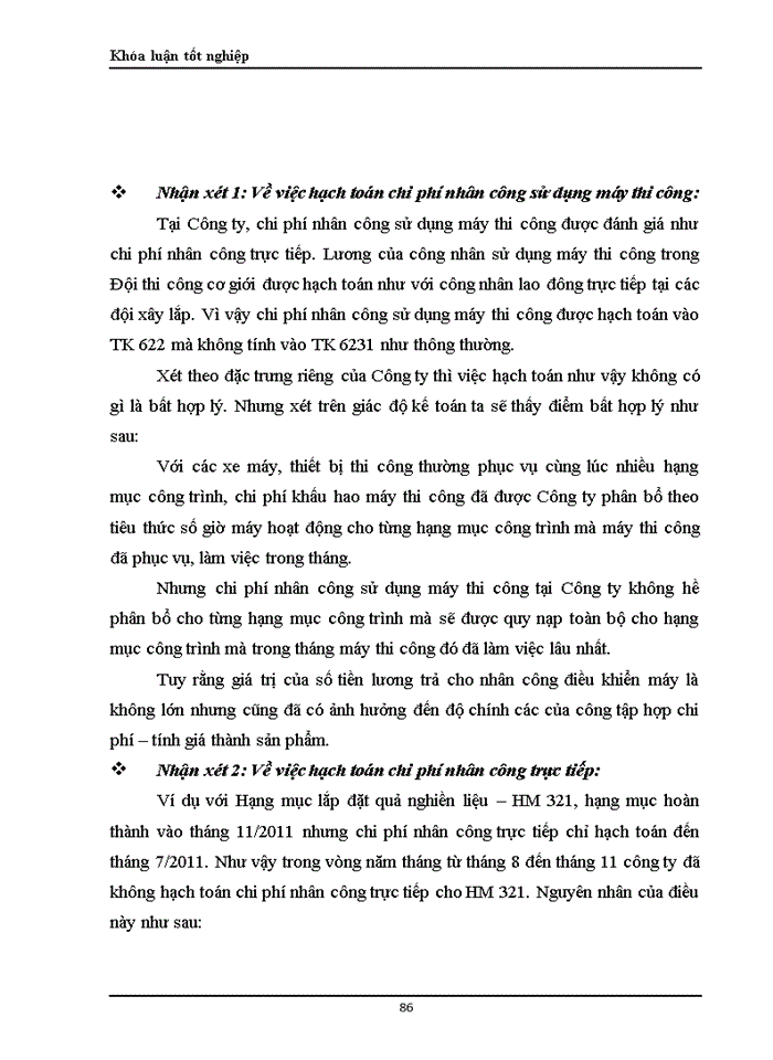 image for page Hoàn thiện công tác hạch toán chi phí sản xuất và tính giá thành sản phẩm xây lắp tại Công ty cổ phần SOMECO Sông Đà