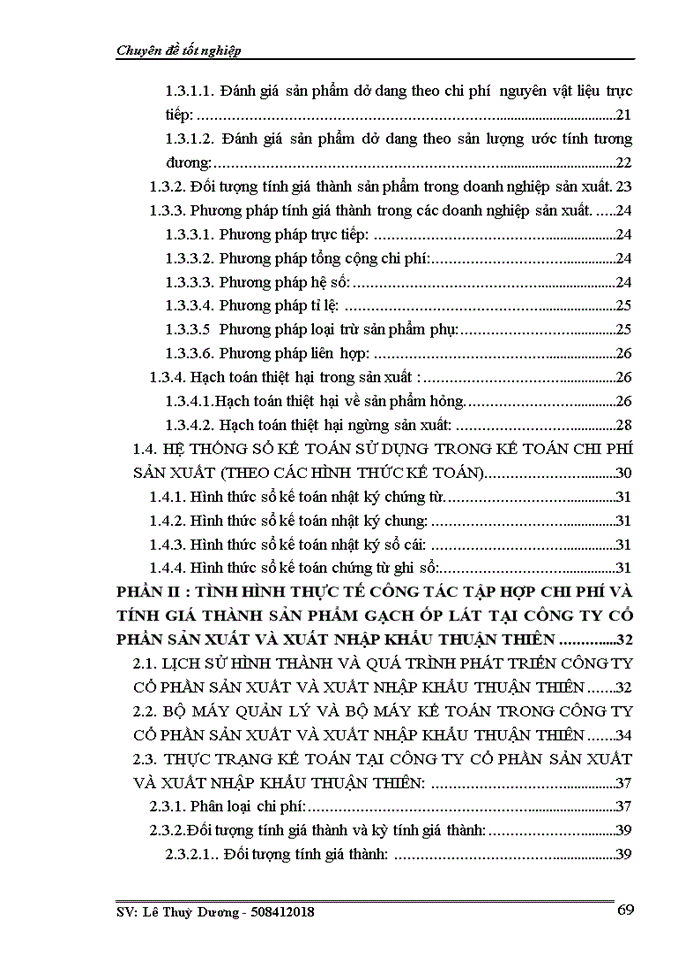 image for page Kế toán tập hợp chi phí sản xuất và tính giá thành sản phẩm tại công ty cổ phần sản xuất và xuất nhập khẩu Thuận Thiên